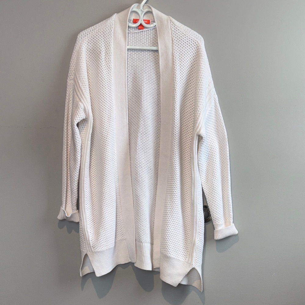 Joe Fresh Women's Cream Open-Front Cardigan